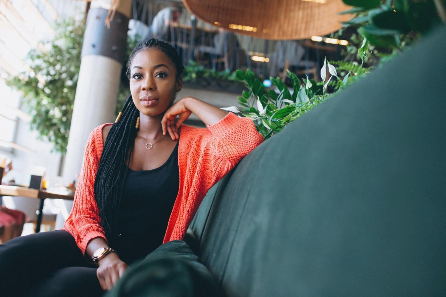 Student working on financial market analysis with charts and data visualization tools